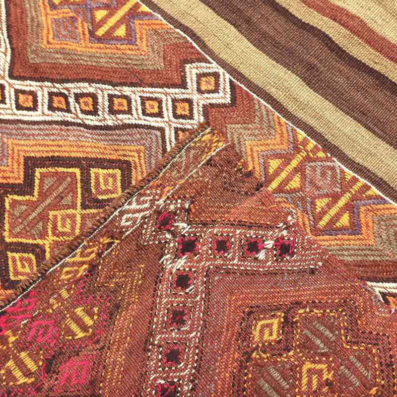 Vintage Bayburt Kilim Rug - 3' 3" x 5' 3" (39" x 63") - K0059477