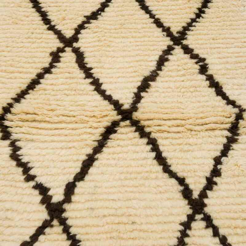 New Moroccan Style Hand-Knotted Tulu Rug - 2' 10" x 4' 5" (34" x 53") - K0059505