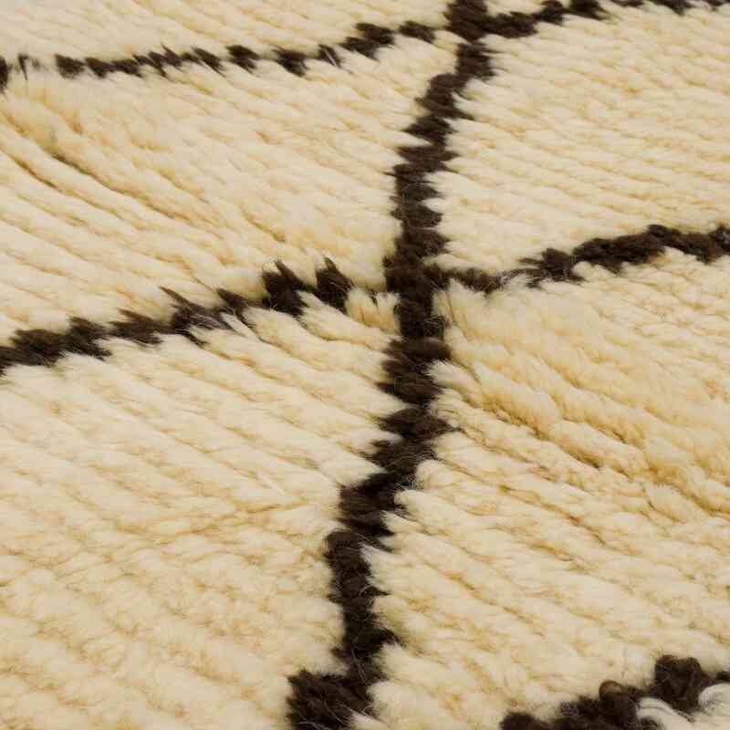 New Moroccan Style Hand-Knotted Tulu Rug - 2' 10" x 4' 5" (34" x 53") - K0059505