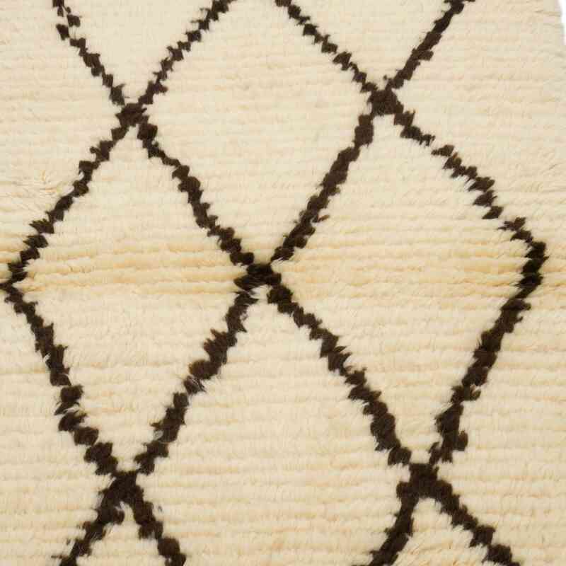New Moroccan Style Hand-Knotted Tulu Rug - 2' 10" x 4' 5" (34" x 53") - K0059505
