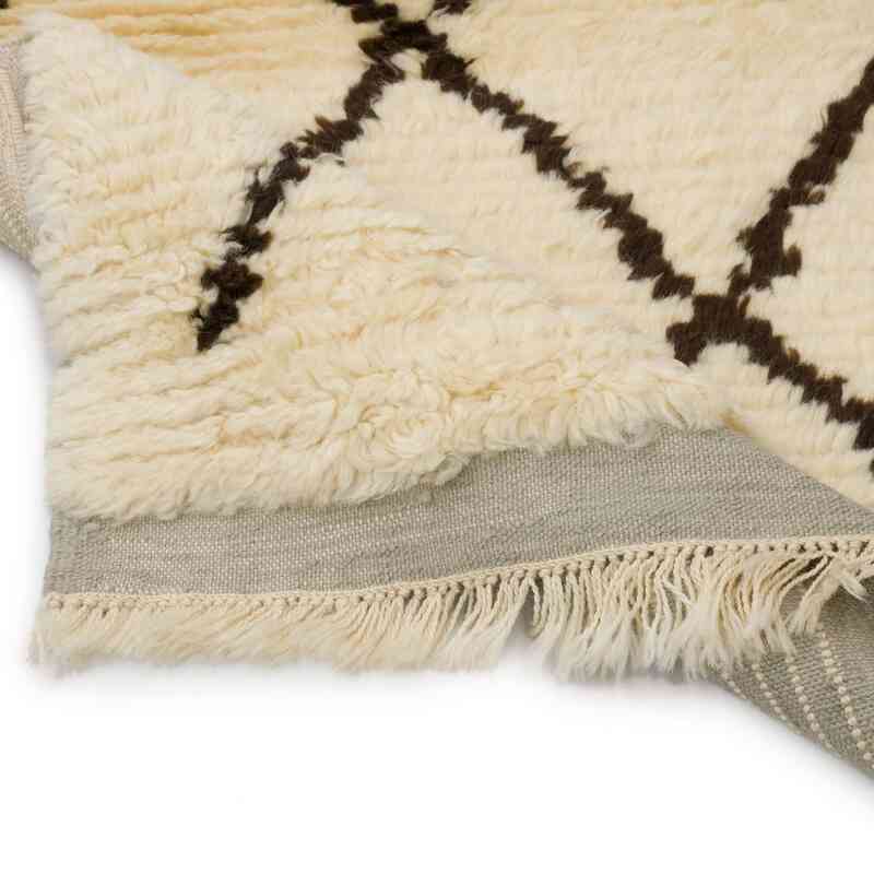 New Moroccan Style Hand-Knotted Tulu Rug - 2' 10" x 4' 5" (34" x 53") - K0059505