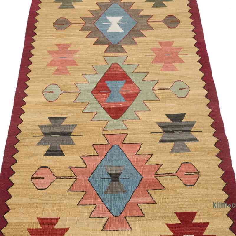 Yeni Kök Boya El Dokuma Yolluk Kilim - 75 cm x 211 cm - K0059521