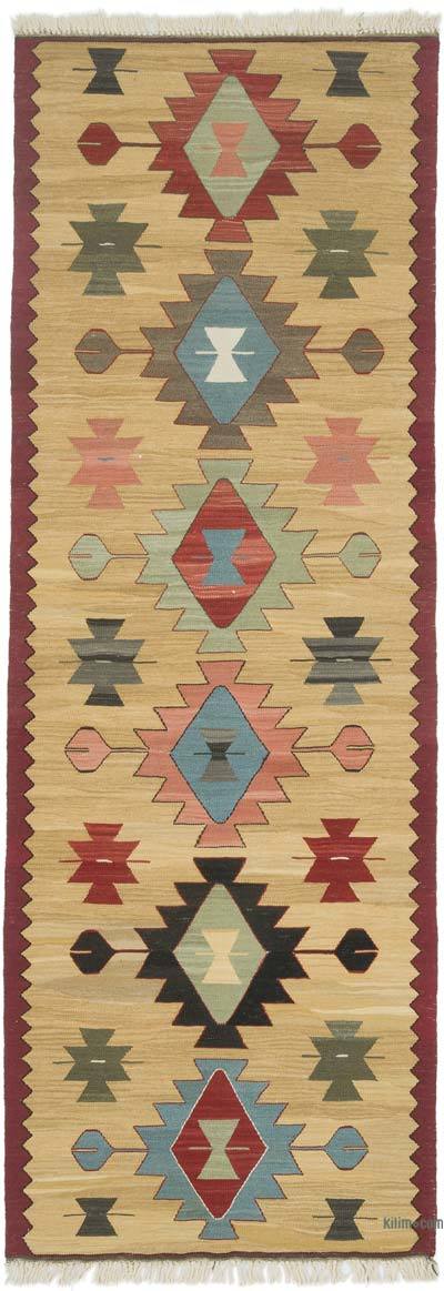 Yeni Kök Boya El Dokuma Yolluk Kilim - 75 cm x 211 cm