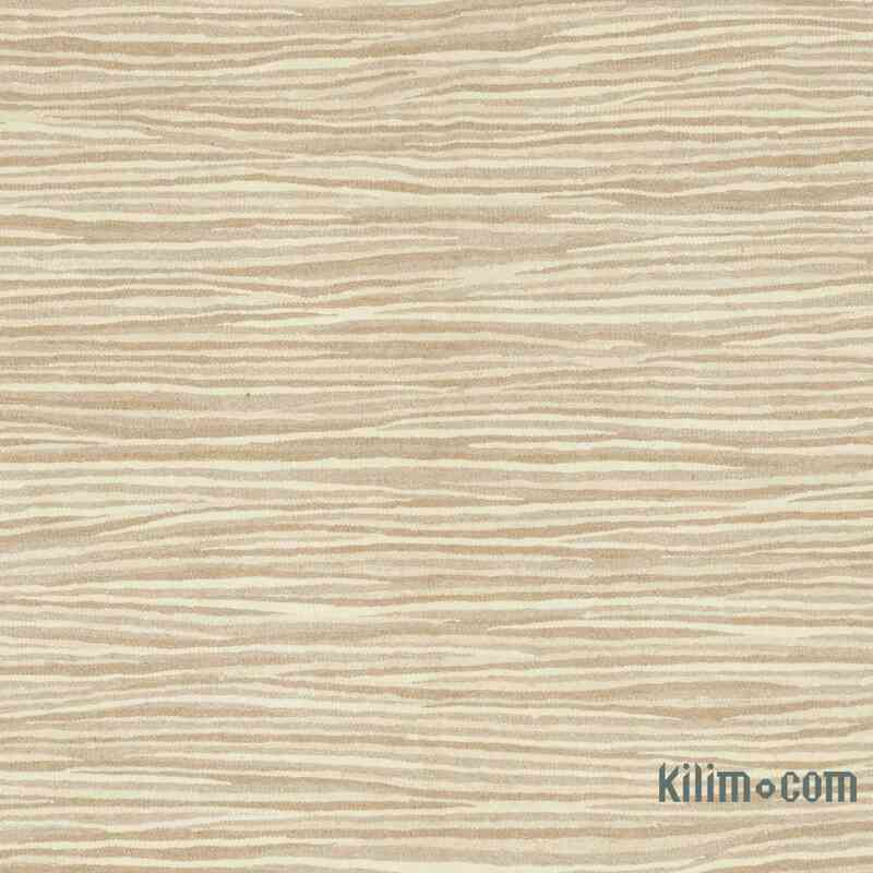 Beige Nueva Alfombra Turca Kilim - 236 cm x 273 cm - K0059526