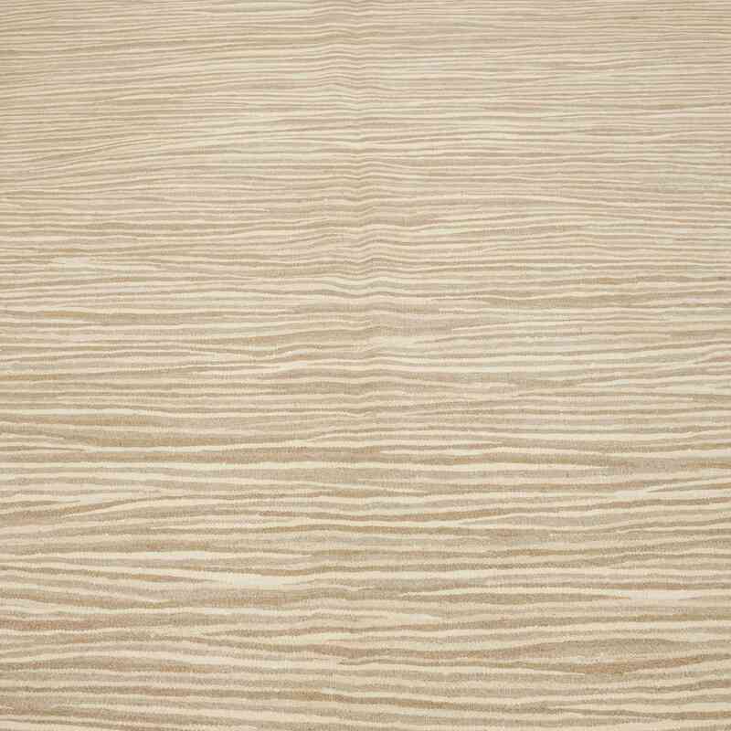 Beige Nueva Alfombra Turca Kilim - 236 cm x 273 cm - K0059526