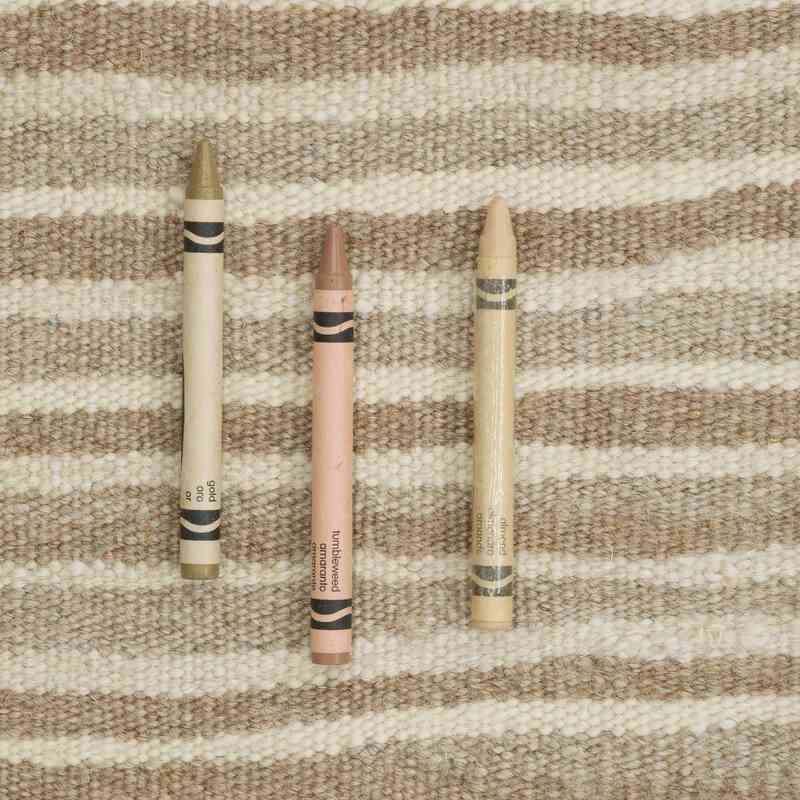 Beige Nueva Alfombra Turca Kilim - 236 cm x 273 cm - K0059526