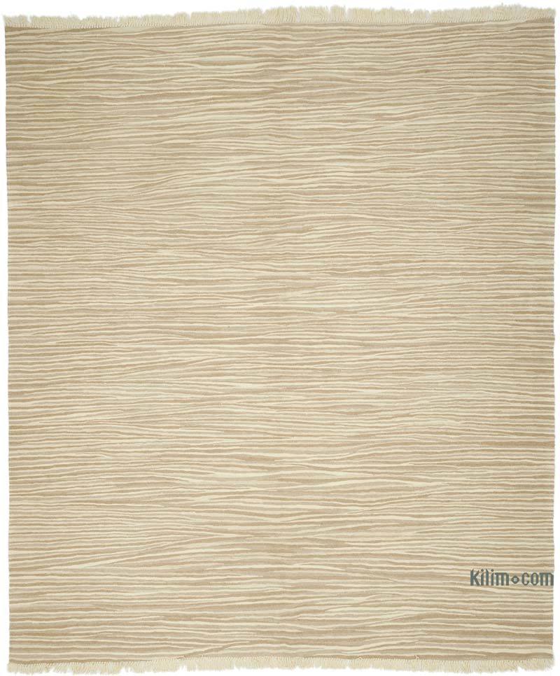 Beige Nueva Alfombra Turca Kilim - 236 cm x 273 cm - K0059526