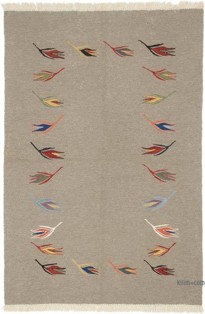 Yeni Kök Boya El Dokuma Kilim - 124 cm x 182 cm
