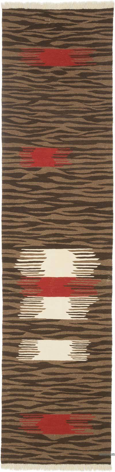 Yeni Kök Boya El Dokuma Yolluk Kilim - 84 cm x 342 cm