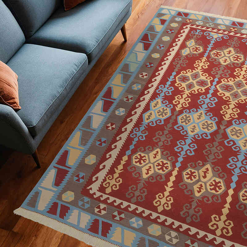 Nueva Alfombra Turca Kilim - 240 cm x 262 cm - K0059563