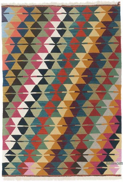 Yeni Kök Boya El Dokuma Kilim - 124 cm x 177 cm