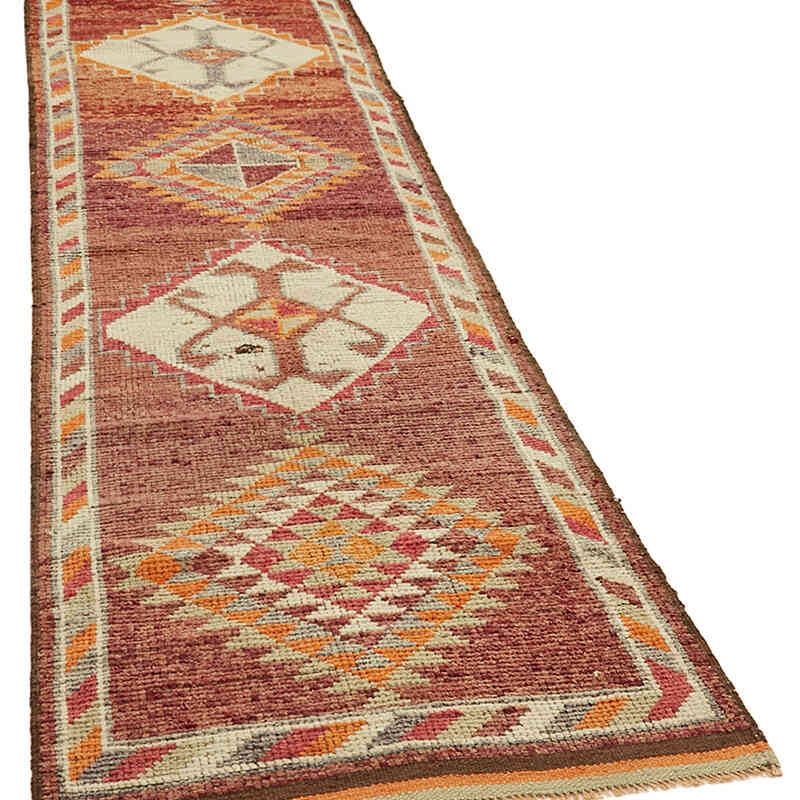Vintage Anadolu Yolluk - 88 cm x 370 cm - K0059585