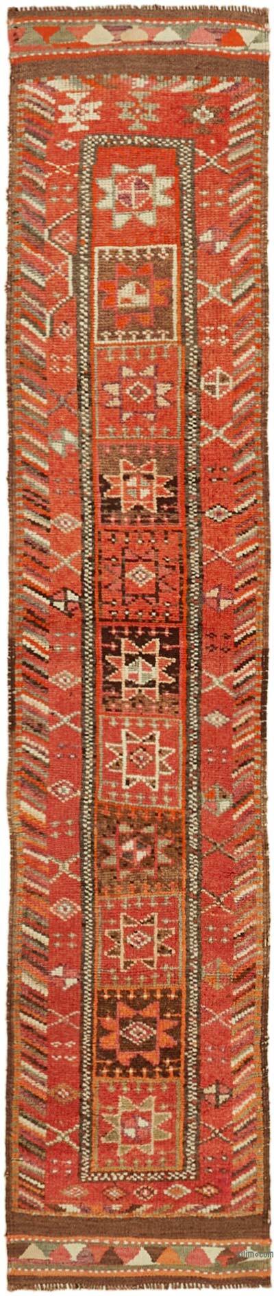 Vintage Tribal Runner Rug - 2' 7" x 11' 8" (31" x 140")