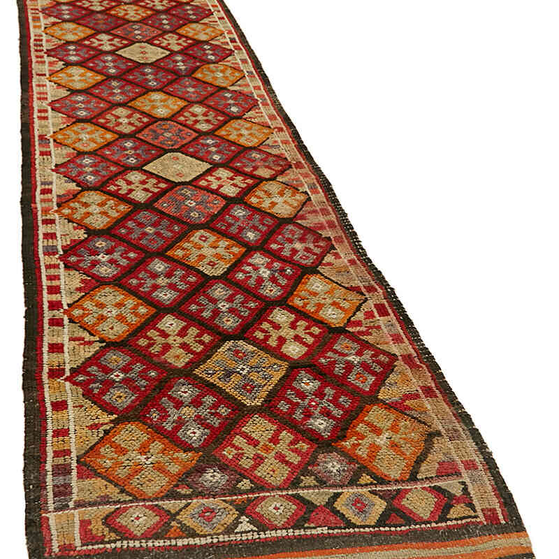 Alfombra Vintage de pasillo - 90 cm x 424 cm - K0059598