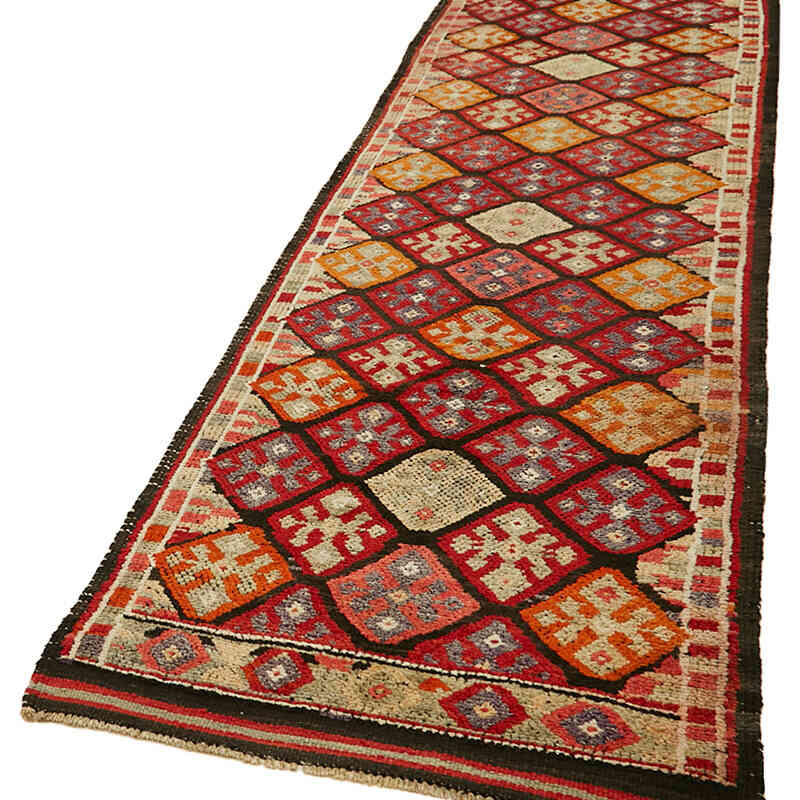 Alfombra Vintage de pasillo - 90 cm x 424 cm - K0059598
