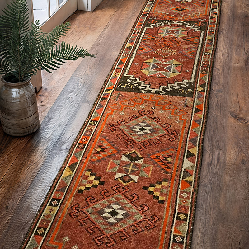 Vintage Anadolu Yolluk - 90 cm x 412 cm - K0059601