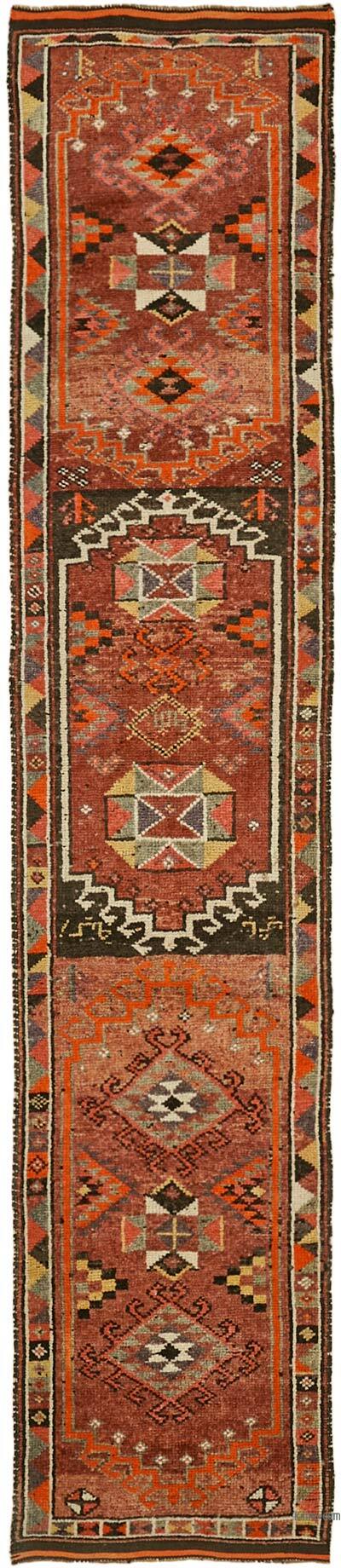 Vintage Anadolu Yolluk - 90 cm x 412 cm