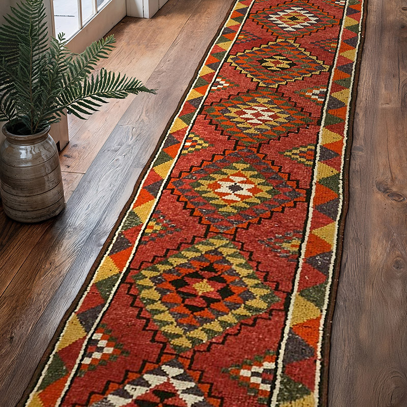 Vintage Anadolu Yolluk - 86 cm x 354 cm - K0059609