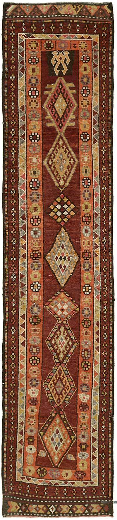 Vintage Tribal Runner Rug - 3'  x 13' 3" (36" x 159")