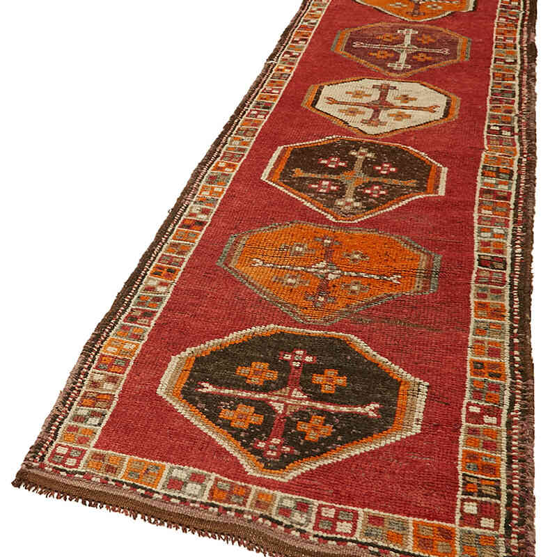 Alfombra Vintage de pasillo - 97 cm x 376 cm - K0059623