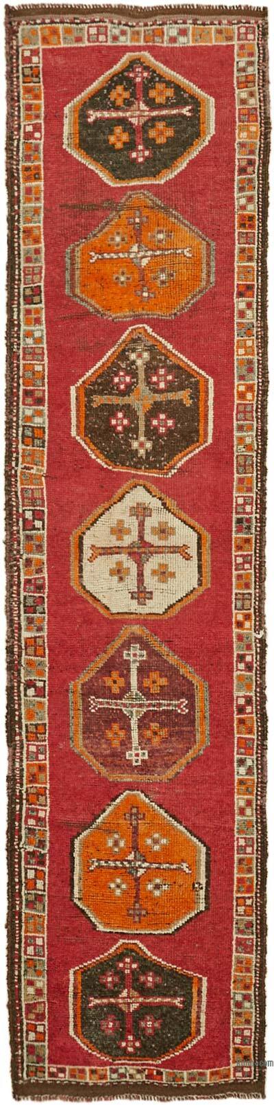 Vintage Anadolu Yolluk - 97 cm x 376 cm