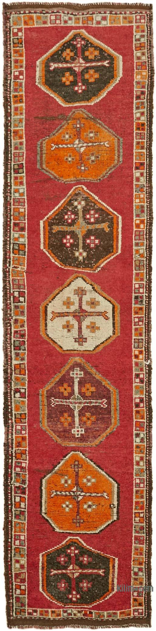 Alfombra Vintage de pasillo - 97 cm x 376 cm - K0059623