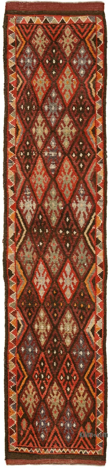 Vintage Tribal Runner Rug - 2' 11" x 11' 10" (35" x 142") - K0059626