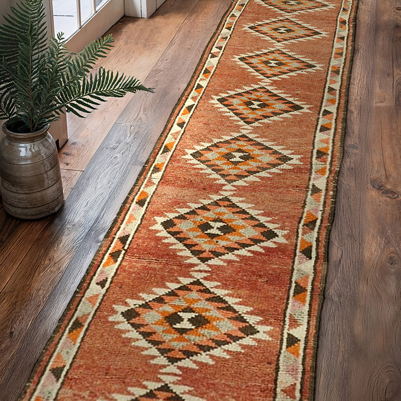 Vintage Anadolu Yolluk - 80 cm x 360 cm - K0059629