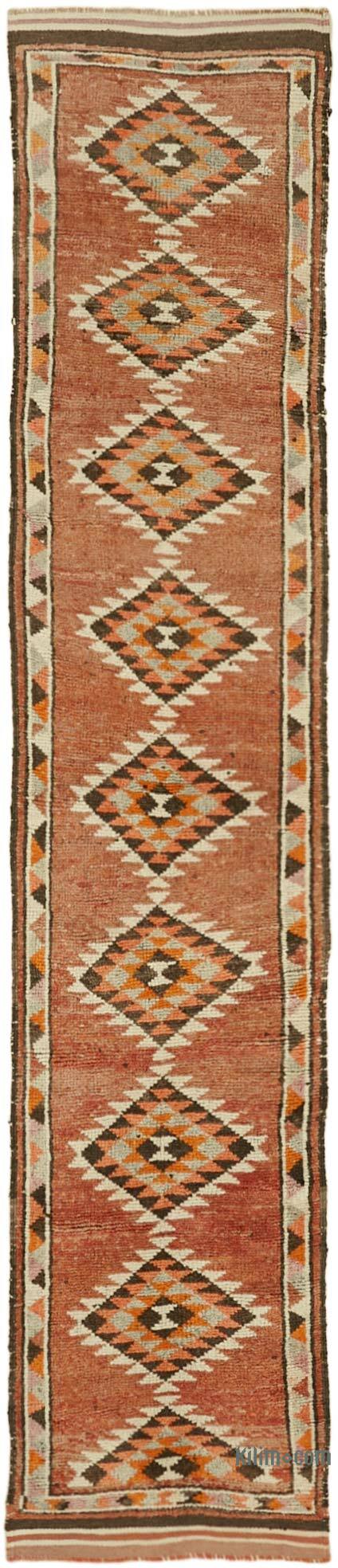 Vintage Anadolu Yolluk - 80 cm x 360 cm - K0059629