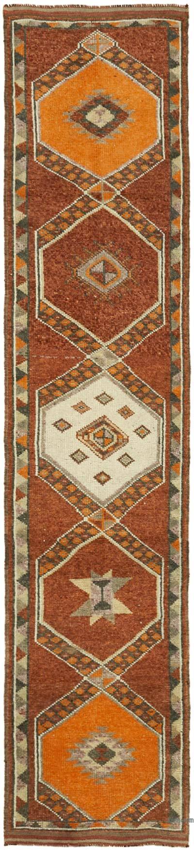 Vintage Anadolu Yolluk - 90 cm x 390 cm