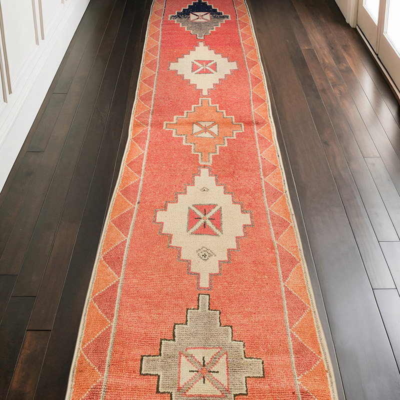 Vintage Anadolu Yolluk - 102 cm x 358 cm - K0059635