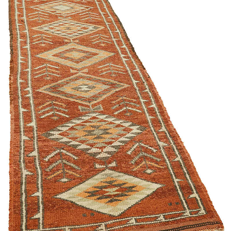 Vintage Anadolu Yolluk - 88 cm x 365 cm - K0059640