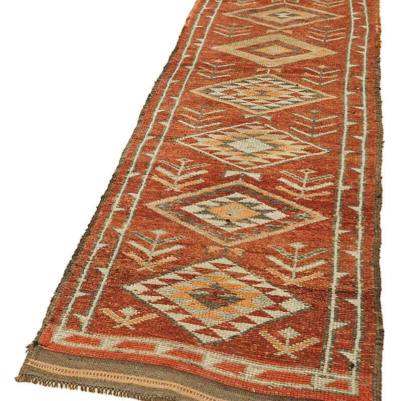 Vintage Anadolu Yolluk - 88 cm x 365 cm - K0059640