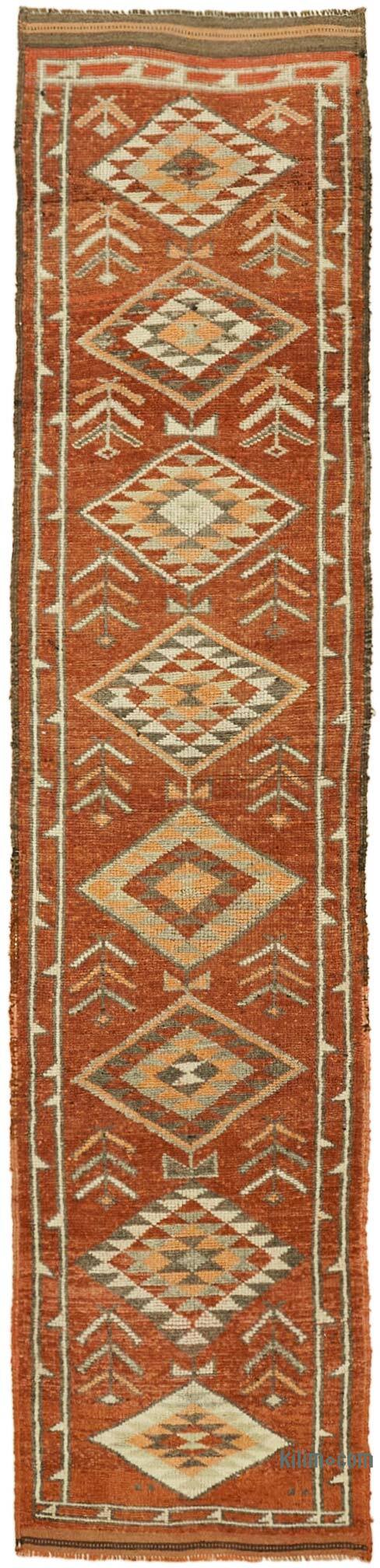 Vintage Anadolu Yolluk - 88 cm x 365 cm - K0059640