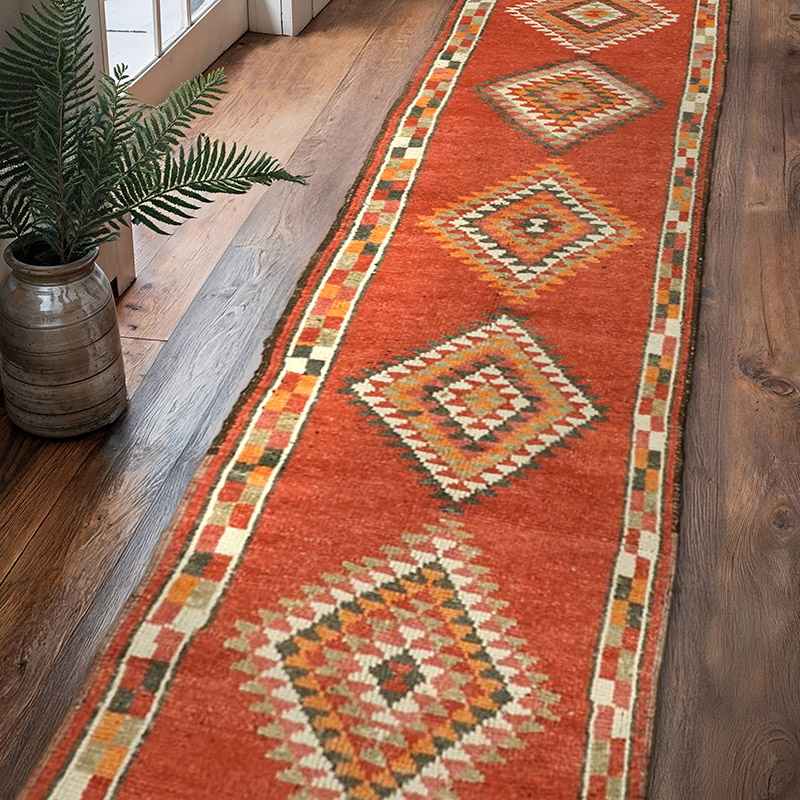Vintage Anadolu Yolluk - 86 cm x 355 cm - K0059644