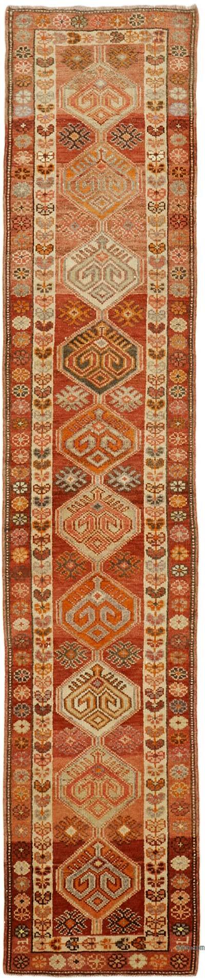 Vintage Tribal Runner Rug - 2' 8" x 12' 6" (32" x 150")