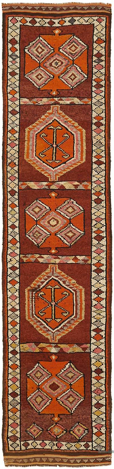 Alfombra Vintage de pasillo - 90 cm x 370 cm