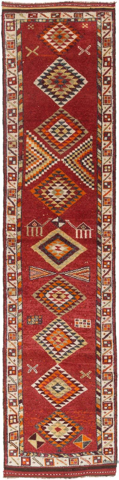 Vintage Anadolu Yolluk - 92 cm x 378 cm