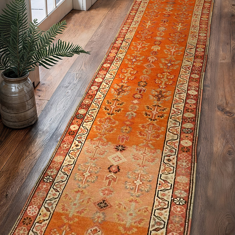 Vintage Anadolu Yolluk - 90 cm x 355 cm - K0059652