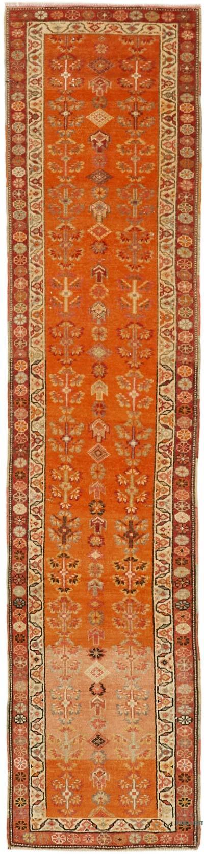 Vintage Tribal Runner Rug - 2' 11" x 11' 8" (35" x 140")