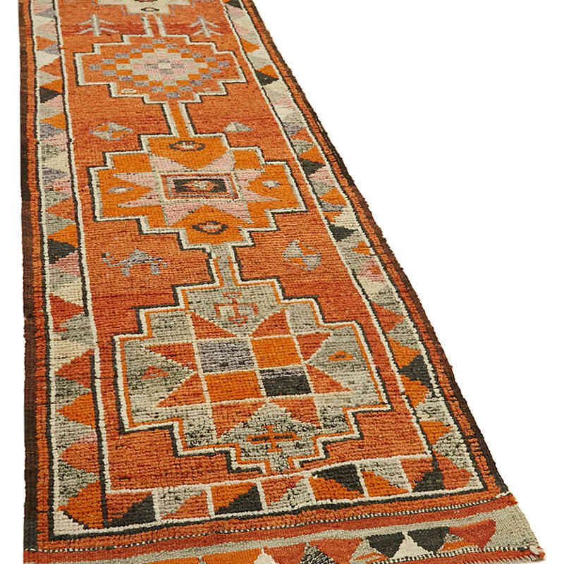 Vintage Anadolu Yolluk - 87 cm x 353 cm - K0059655