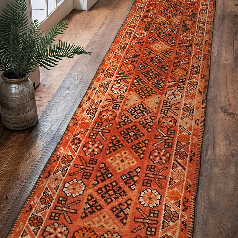 Vintage Anadolu Yolluk - 88 cm x 363 cm - K0059657