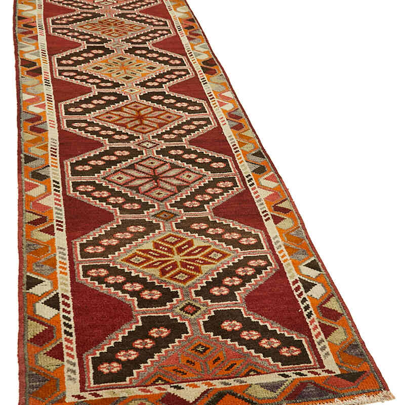 Vintage Anadolu Yolluk - 90 cm x 385 cm - K0059659
