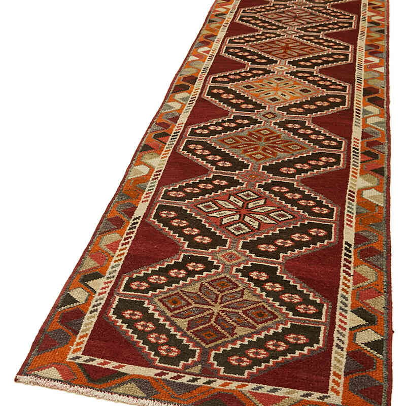 Vintage Anadolu Yolluk - 90 cm x 385 cm - K0059659