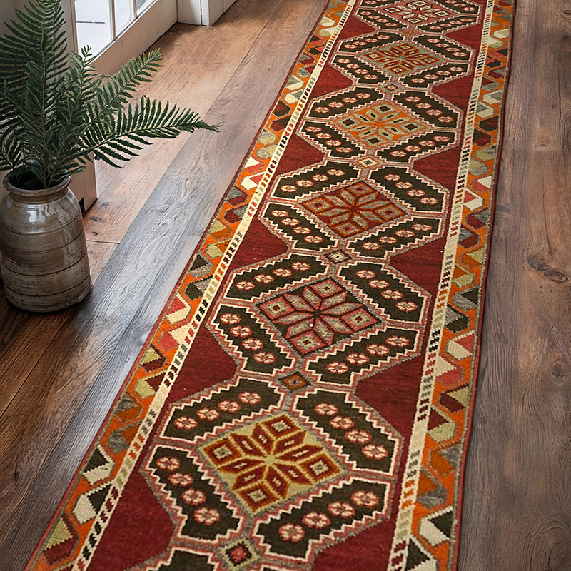 Vintage Anadolu Yolluk - 90 cm x 385 cm - K0059659