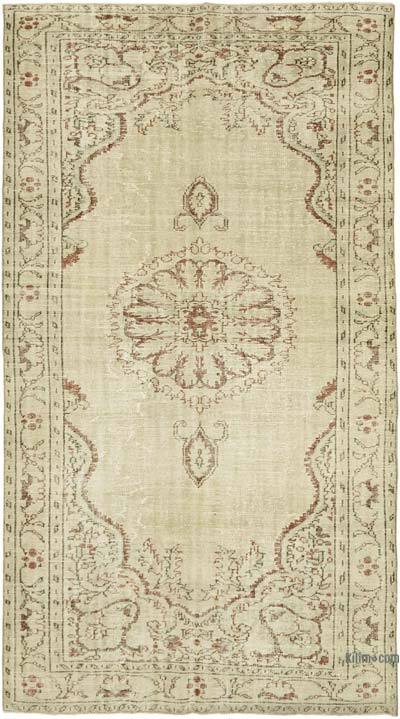 Vintage Turkish Hand-Knotted Rug - 5' 11" x 10' 6" (71" x 126")