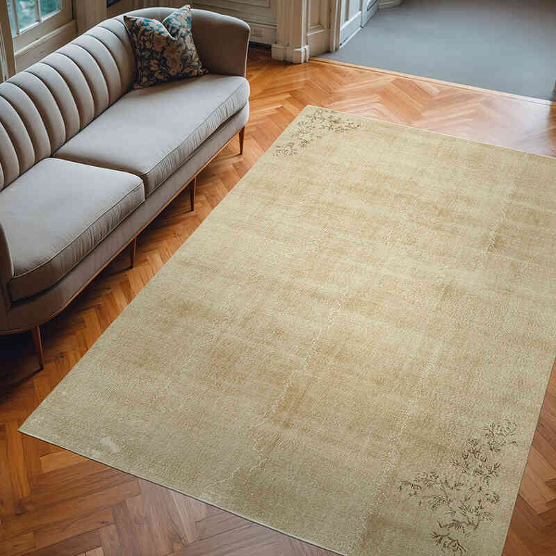 Vintage Turkish Hand-Knotted Rug - 6' 11" x 9' 9" (83" x 117") - K0059813