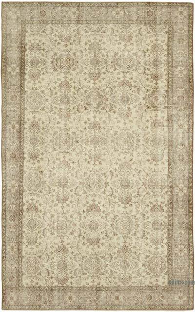 Alfombra Vintage Turca Anudada a Mano - 177 cm x 286 cm