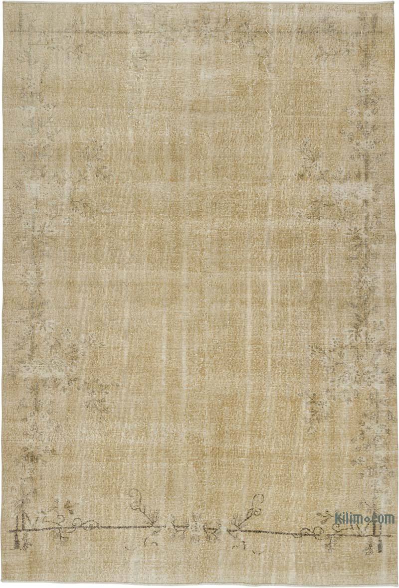 Alfombra Vintage Turca Anudada a Mano - 207 cm x 306 cm - K0059852