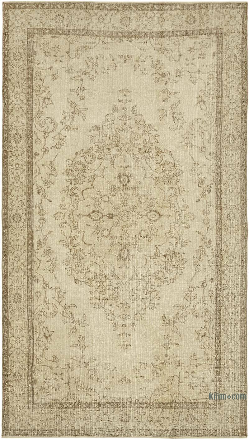 Alfombra Vintage Turca Anudada a Mano - 177 cm x 310 cm - K0059856
